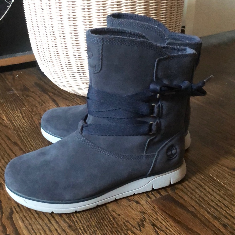 Timberland blue boots sz. 7.5 NWOT